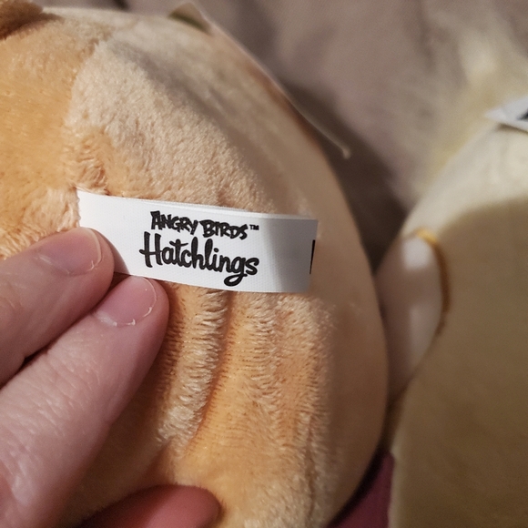 Nwt Angry Birds Hatchlings Lot Ariana & Samantha 9" Plush 2018 Rovio Toy Factory - Picture 8 of 11